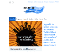 Tablet Screenshot of diewelle.net